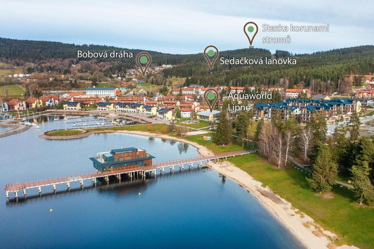 Moli Apartman S Privatni Saunou - Molo Lipno Resort Lipno nad Vltavou Extérieur photo
